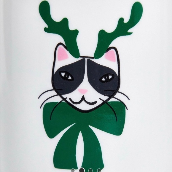 Cat Reindeer Coffee Mug by Monki NWT - Picture 2 of 2